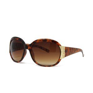 Guess Women's Fashion Sunglasses Tortoise Animal Brown Gradient Lens NEW!